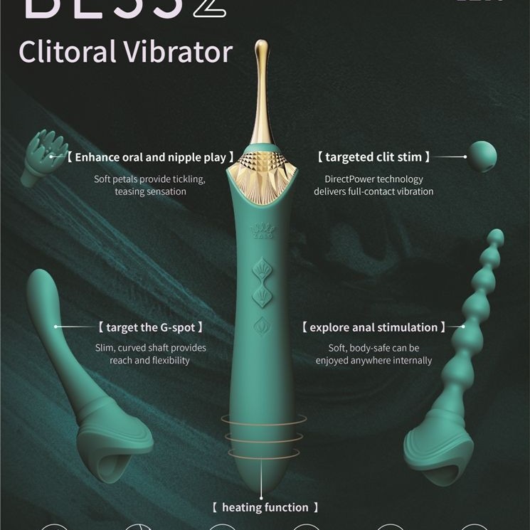 Zalo Bess 2 Heating Dual Vibrator - Velvet Purple