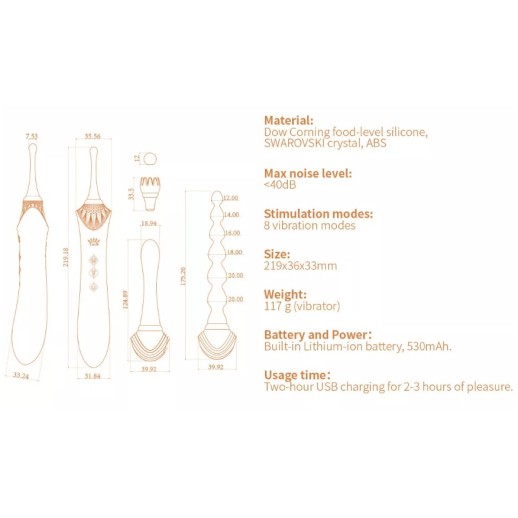 Zalo Bess 2 Heating Dual Vibrator - Velvet Purple