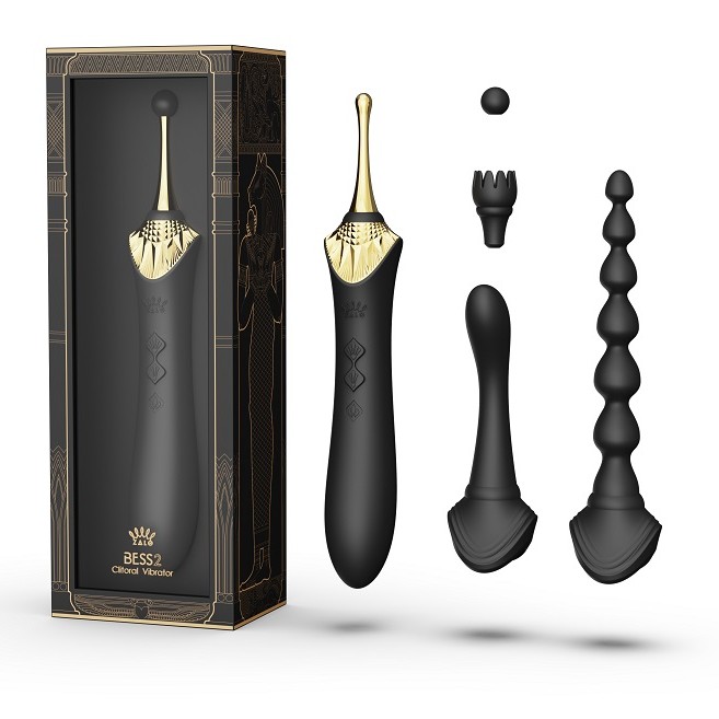 Zalo Bess 2 Heating Dual Vibrator - Velvet Purple