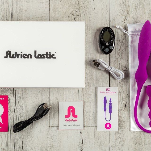 Adrien Lastic 2X Double Ended Vibrator