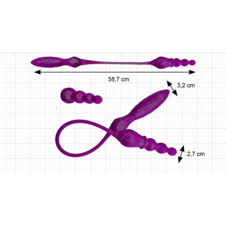 Adrien Lastic 2X Double Ended Vibrator