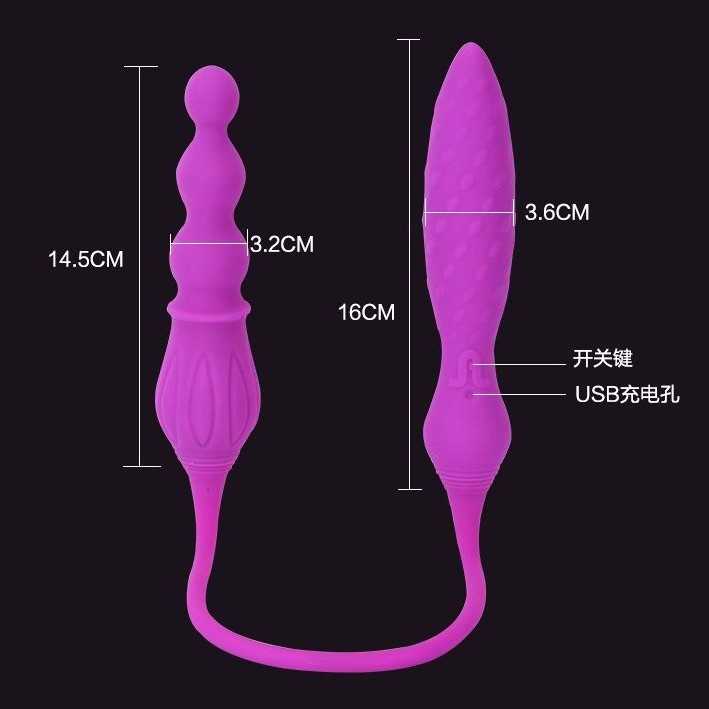 Adrien Lastic 2X Double Ended Vibrator