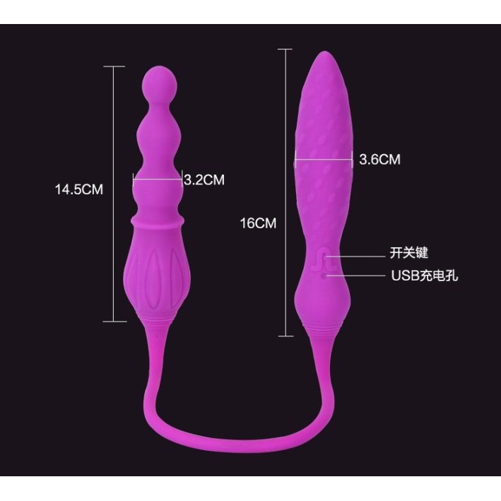 Adrien Lastic 2X Double Ended Vibrator