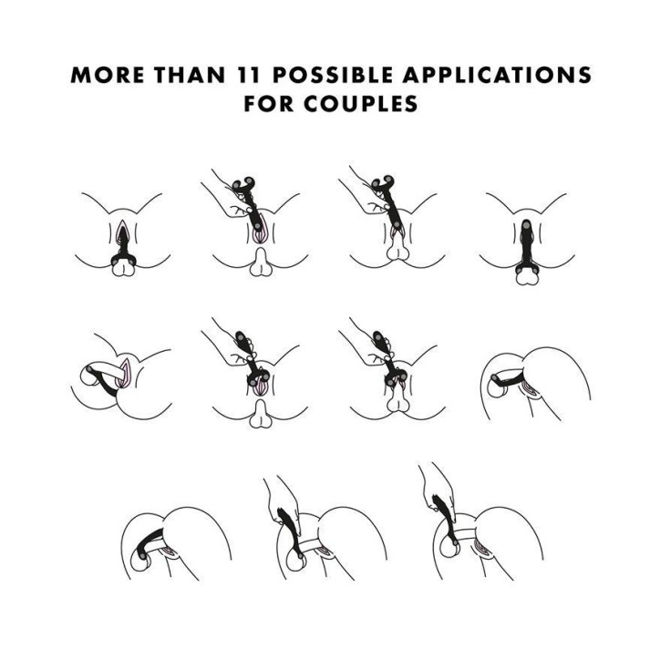 Satisfyer Endless Fun Multi-Use Vibrator - Black