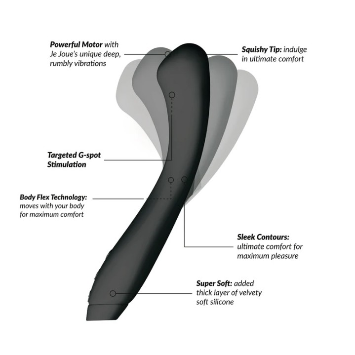Je Joue Juno Flex G-Spot - Black