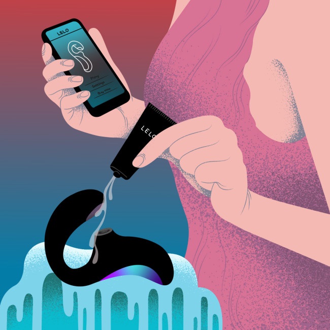 Lelo Enigma Double Sonic APP Stimulator - Black