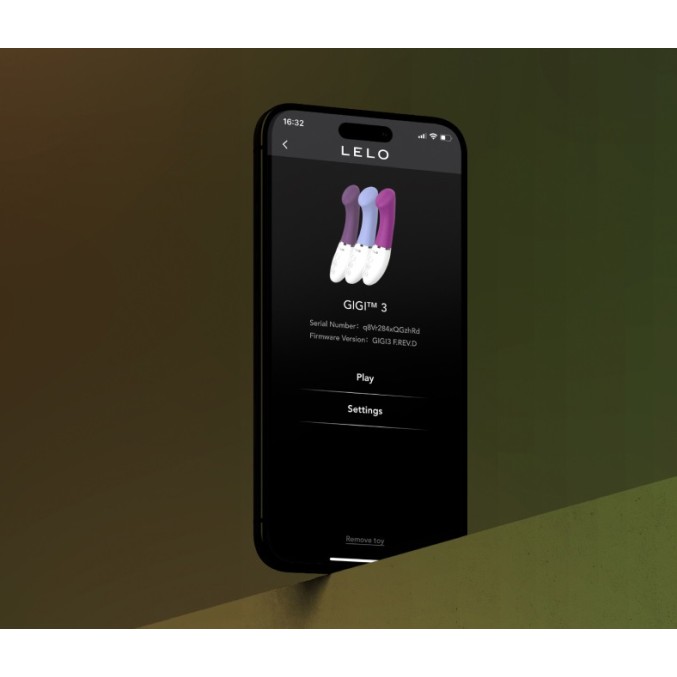 Lelo Gigi 3 APP G-Spot Vibrator - Plum