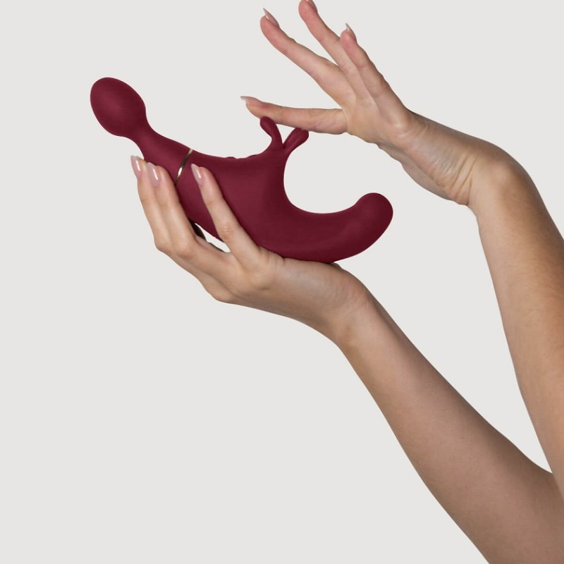 Adrien Lastic Fusion Triple Vibrator - Rose