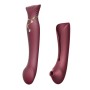 Zalo Queen APP Heating Vibro Set - Wine Red