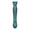 Zalo Queen APP Heating Vibro Set - Jewel Green