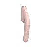 Qingnan Thrusting Vibrator w Suction #7 - Flesh Pink