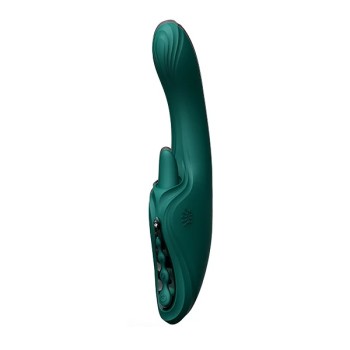 Zalo Ares APP Heating Vibrator - Turquoise Green