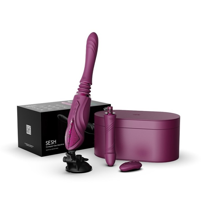 Zalo Sesh APP Thrusting Sex Machine - Velvet Purple