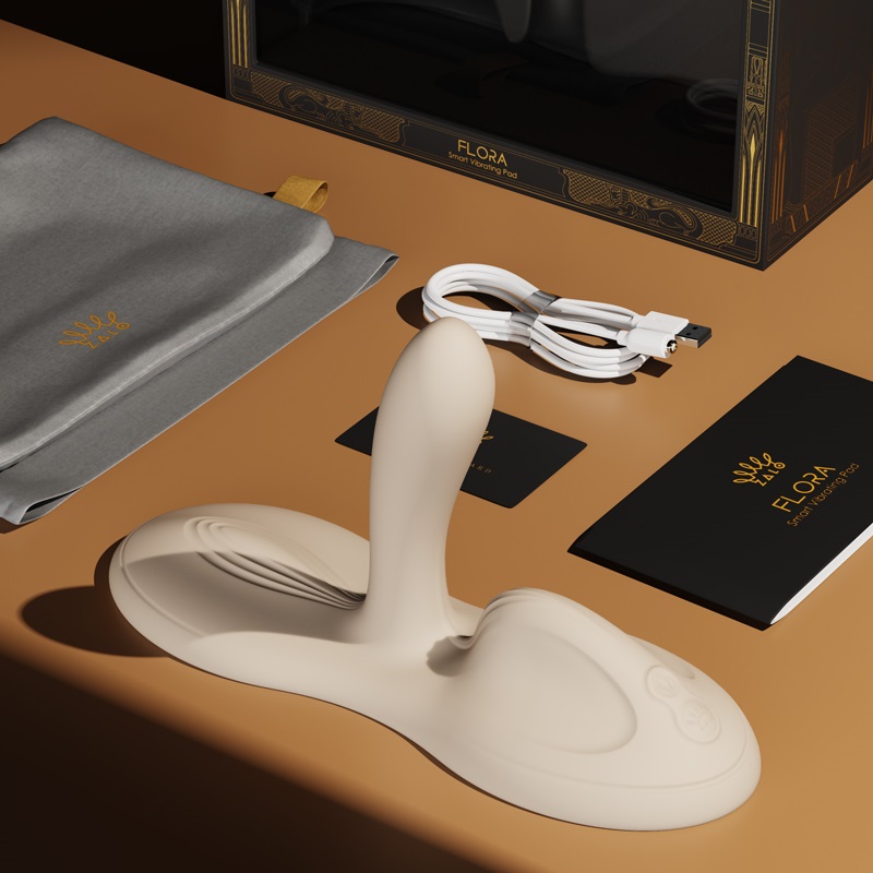 Zalo Flora APP Vibro Pad - Ivory White