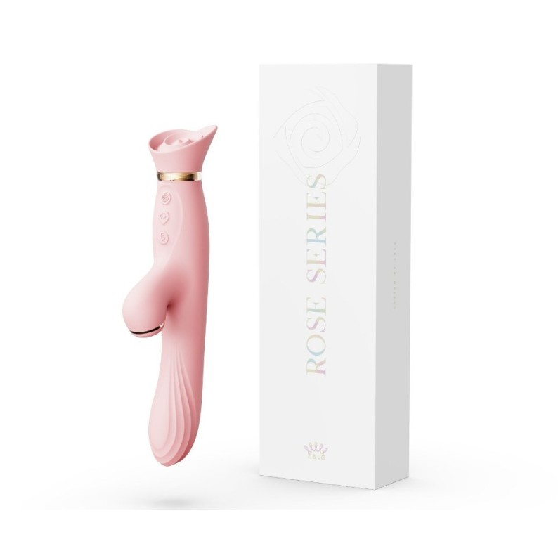 Zalo Rose Vibrator - Strawberry Pink