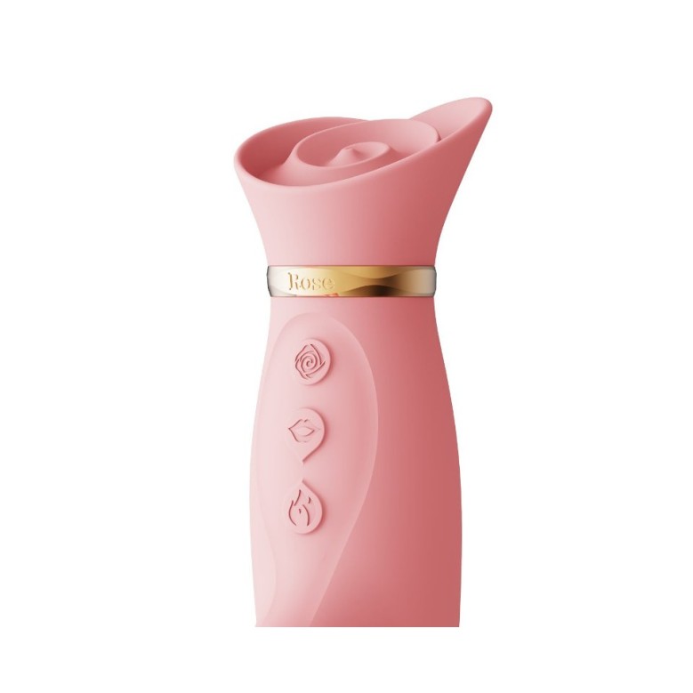 Zalo Rose Vibrator - Strawberry Pink
