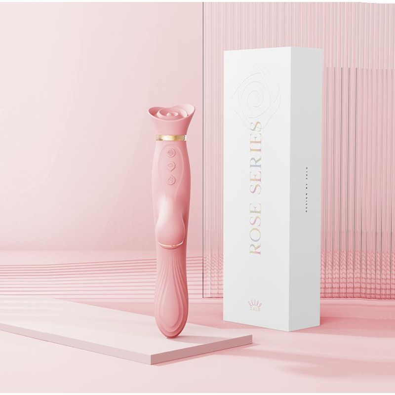 Zalo Rose Vibrator - Strawberry Pink