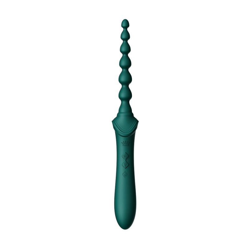 Zalo Bess 2 Heating Dual Vibrator - Turquoise Green