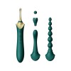 Zalo Bess 2 Heating Dual Vibrator - Turquoise Green