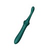 Zalo Bess 2 Heating Dual Vibrator - Turquoise Green