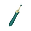 Zalo Bess 2 Heating Dual Vibrator - Turquoise Green