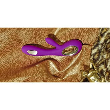 Lelo Soraya Wave Rabbit Vibrator - Deep Rose
