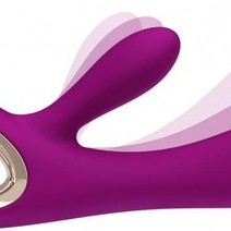 Lelo Soraya Wave Rabbit Vibrator - Deep Rose