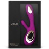 Lelo Soraya Wave Rabbit Vibrator - Deep Rose