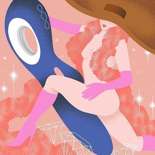 Lelo Soraya Wave Rabbit Vibrator - Deep Rose