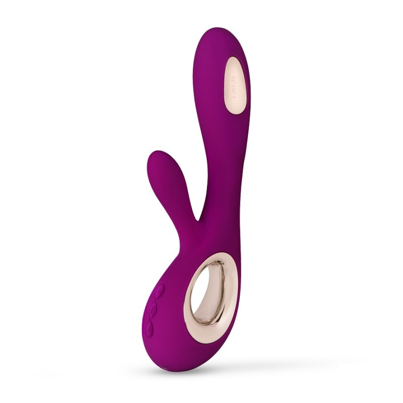 Lelo Soraya Wave Rabbit Vibrator - Deep Rose