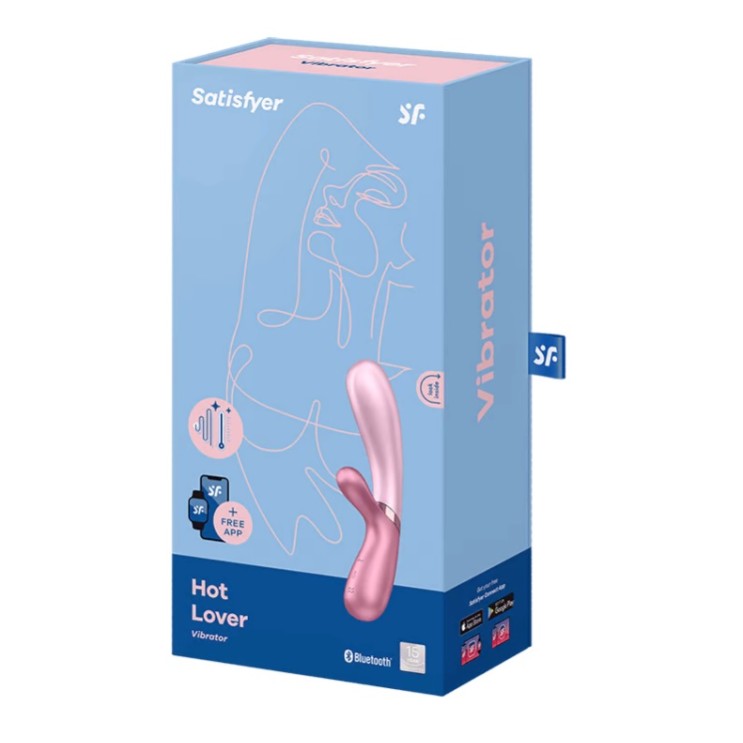 Satisfyer Hot Lover Rabbit - Silver/Champagne