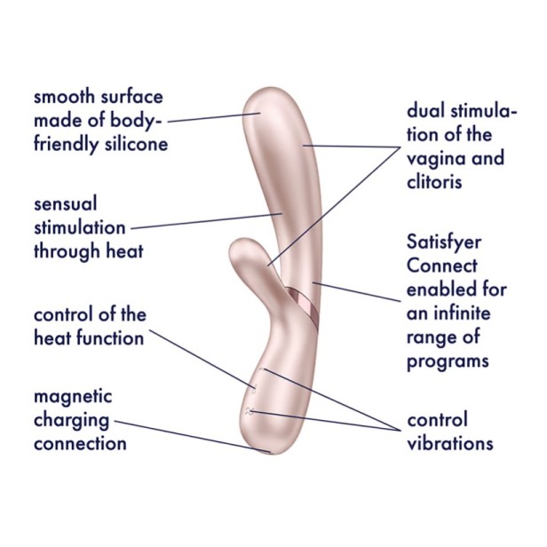 Satisfyer Hot Lover Rabbit - Silver/Champagne