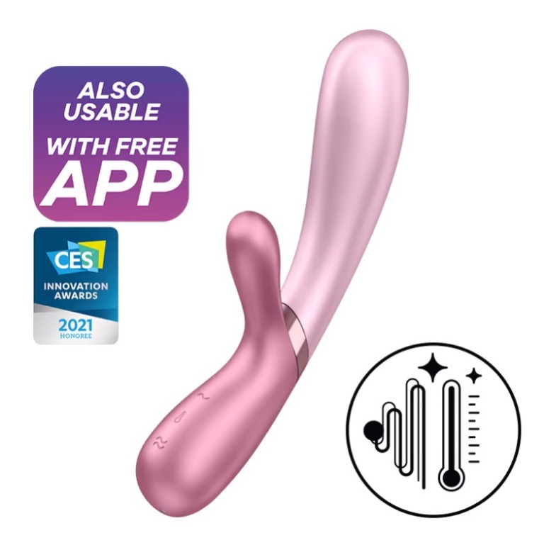 Satisfyer Hot Lover Rabbit - Silver/Champagne