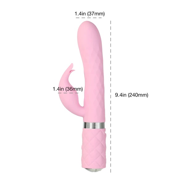 Pillow Talk Lively Rabbit Vibrator - Pink