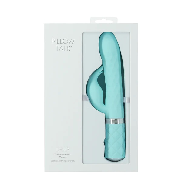 Pillow Talk Lively Rabbit Vibrator - Teal