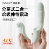 SVAKOM Fatima Remote Controlled Rabbit Vibrator - Light Green