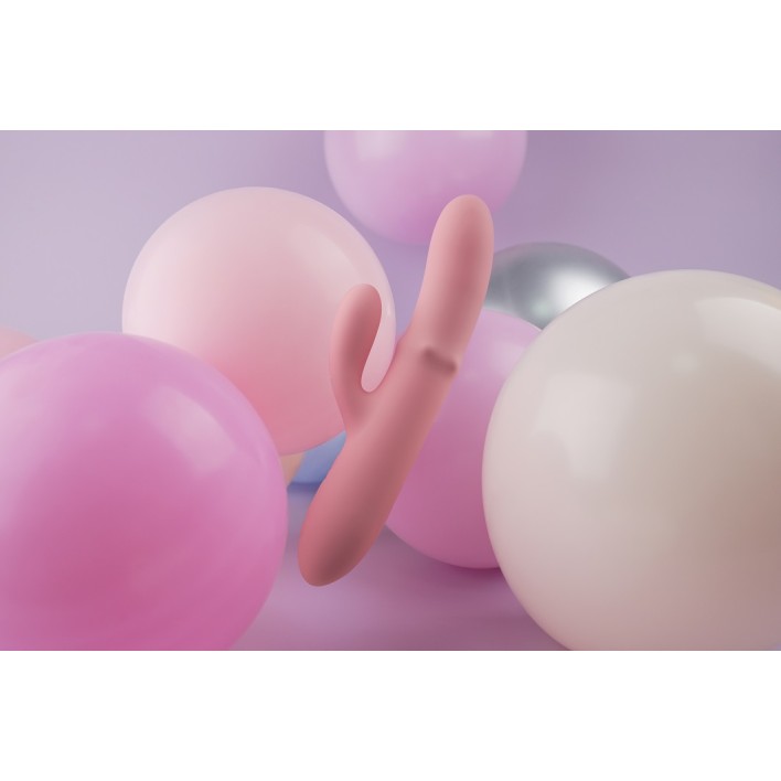 SVAKOM Mora Neo Interactive Rabbit Vibrator - Peach Pink