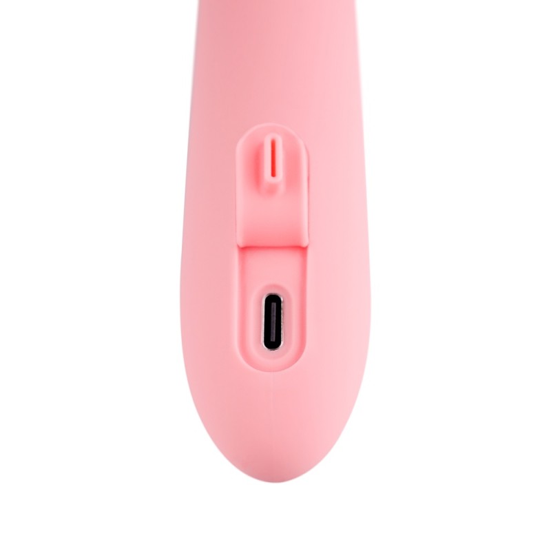 SVAKOM Mora Neo Interactive Rabbit Vibrator - Peach Pink