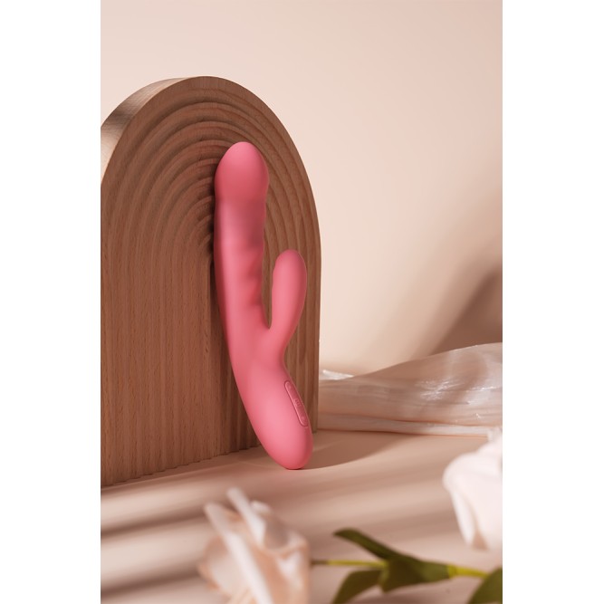 SVAKOM Avery Thrusting Rabbit Vibrator - Lilac