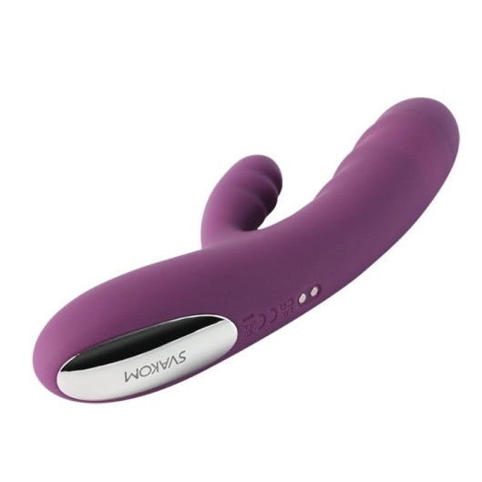 SVAKOM Avery Thrusting Rabbit Vibrator - Lilac
