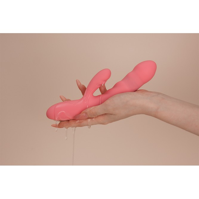 SVAKOM Avery Thrusting Rabbit Vibrator - Lilac