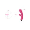 SVAKOM Angel Heating Rabbit Vibrator - Plum Red