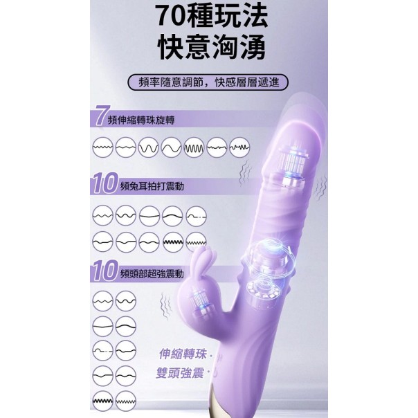 Erocome Eridanus Pro Thrusting Vibrator - Purple