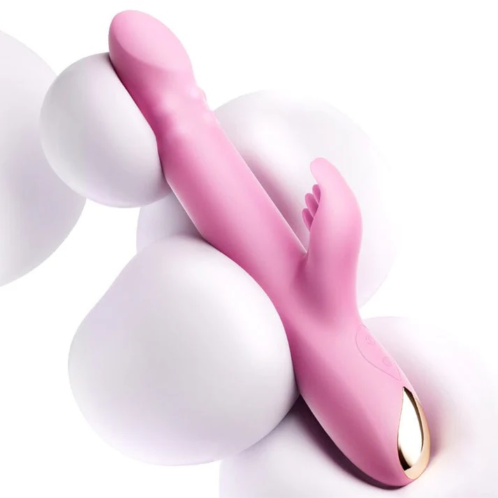 Erocome Leominor Kissing Thrusting Vibrator - Pink