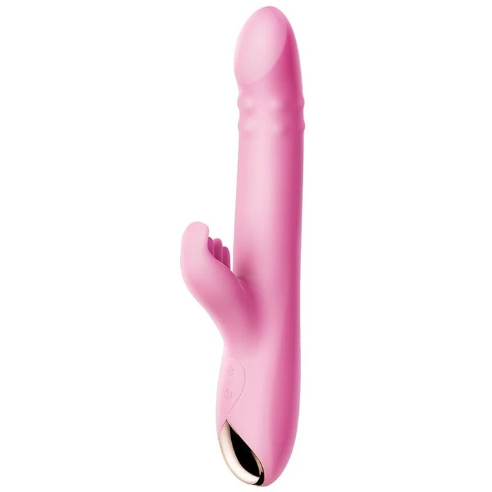 Erocome Leominor Kissing Thrusting Vibrator - Pink