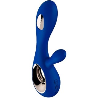Lelo Soraya Wave Rabbit Vibrator - Midnight Blue