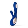 Lelo Soraya Wave Rabbit Vibrator - Midnight Blue