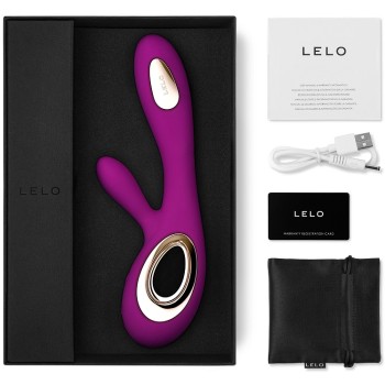 Lelo Soraya Wave Rabbit Vibrator - Black