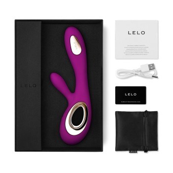 Lelo Soraya Wave Rabbit Vibrator - Black