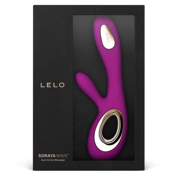 Lelo Soraya Wave Rabbit Vibrator - Black
